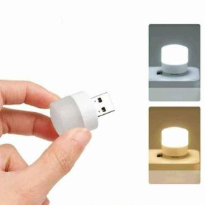 5 Pcs USB LED Plug Lamp 1W Super Bright Eye Protection USB Book Light Computer Mobile Power Charging USB LED Night Light