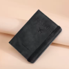 2025 Women Men RFID Fashion Business Passport Cover Holder Multi-Function ID Bank Card PU Leather Wallet Case Travel Accessories