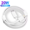 20W PD USB to Lighting USB C to Lighting Fast Charger Cable For Apple iPhone